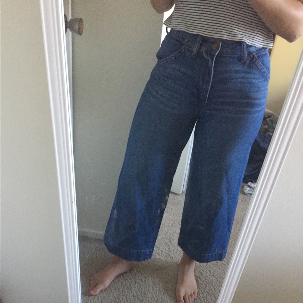 Made well flare crop jeans